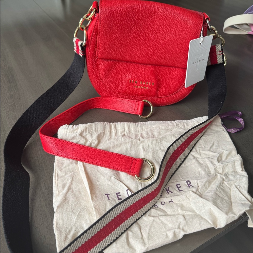 Ted Baker Red gorgeous versatile Bag with shoulder and crossbody straps